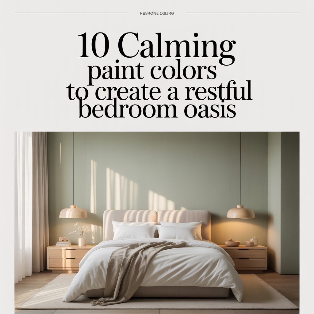 10 Calming Paint Colors to Create a Restful Bedroom Oasis