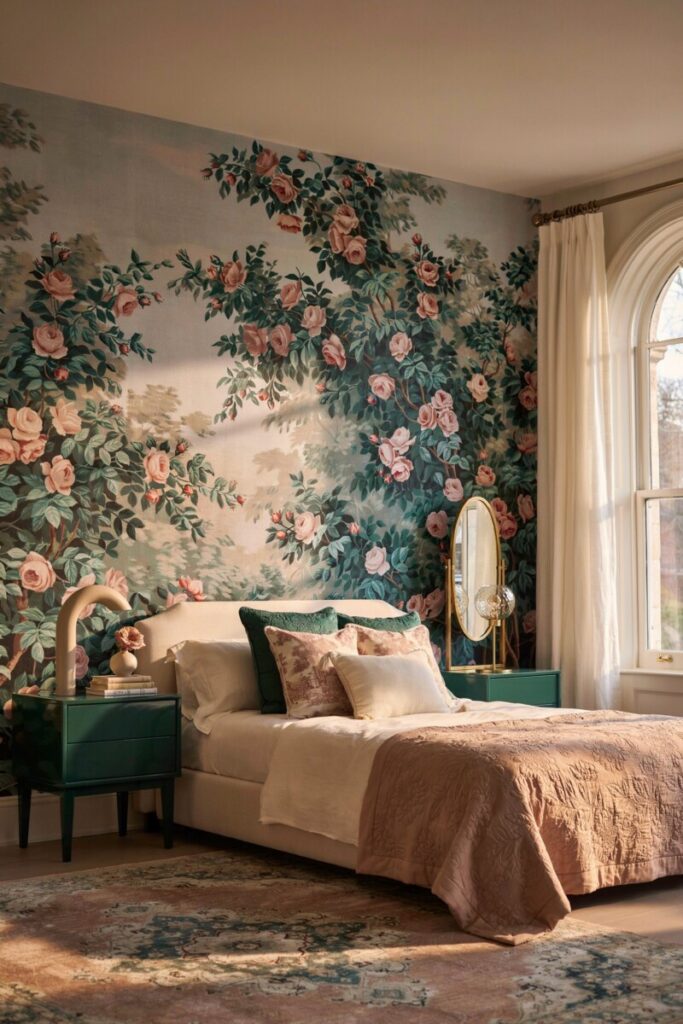 Bedroom Emerald & Blush