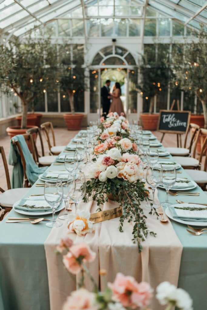 Mint & Blush Garden