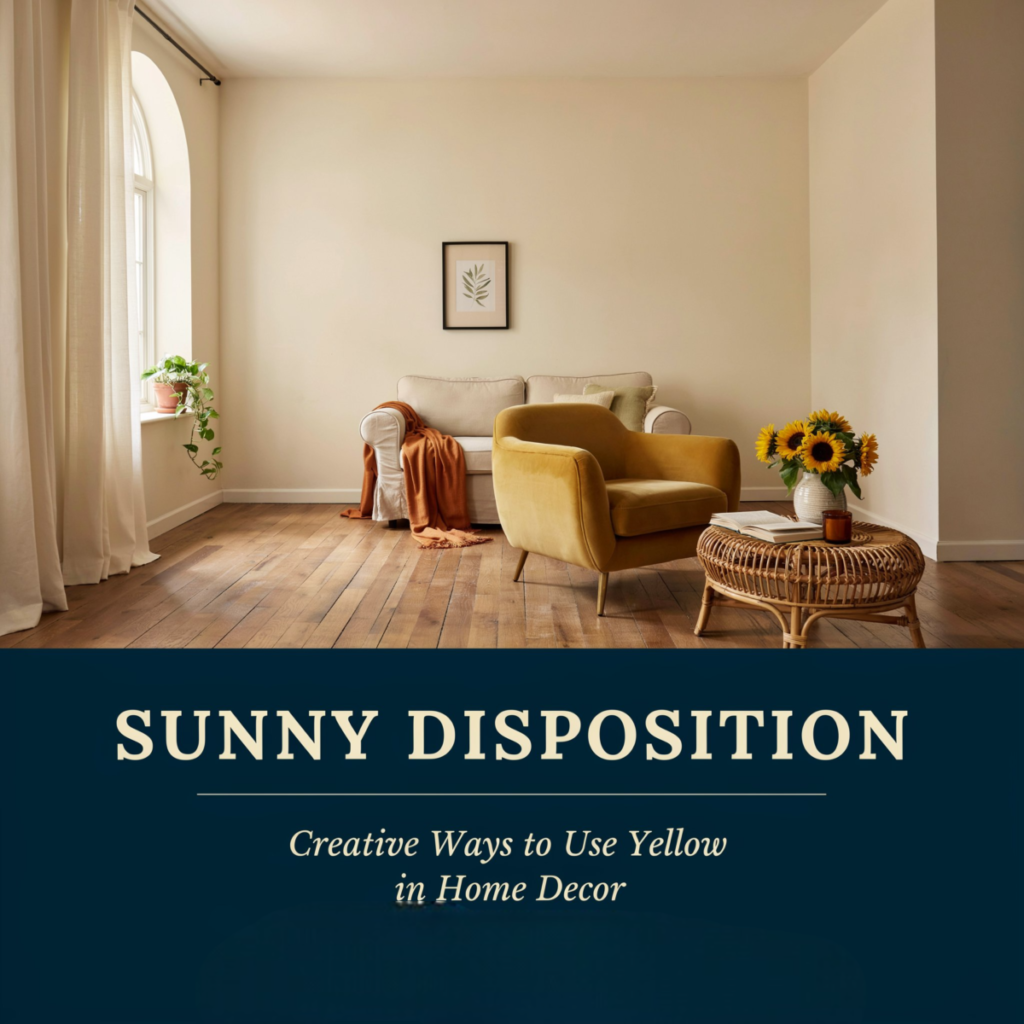 Creative Ways to Use Yellow in Home Decor