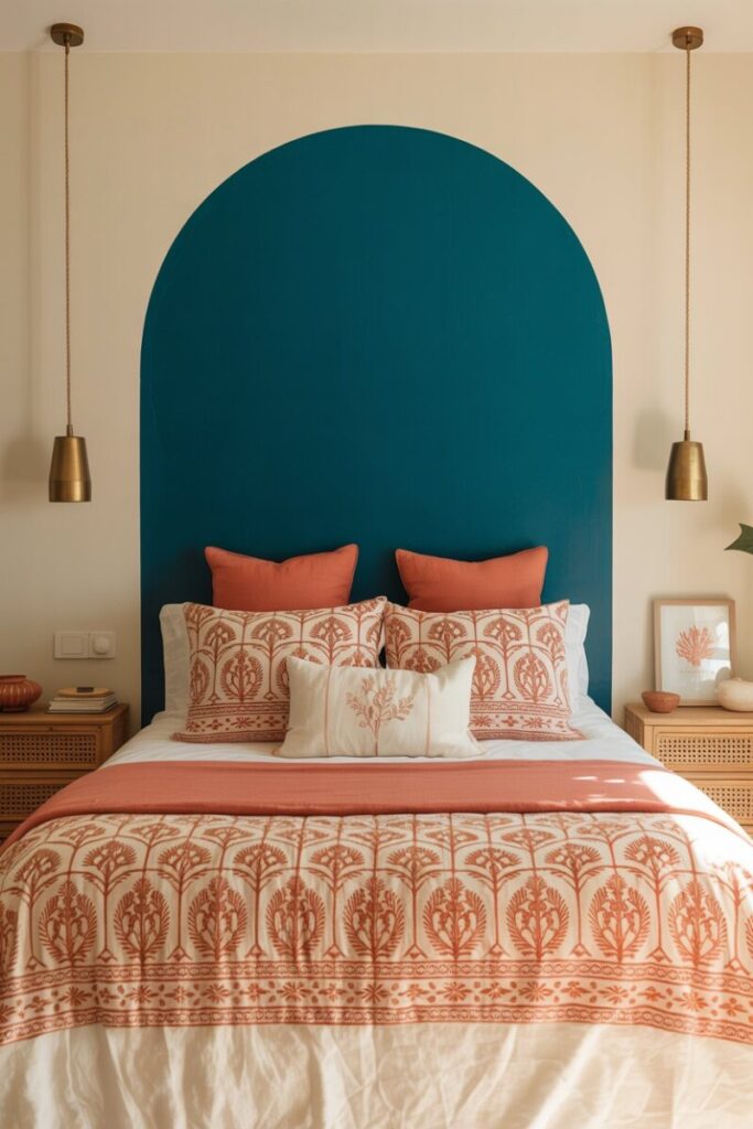 Deep Teal + Coral
