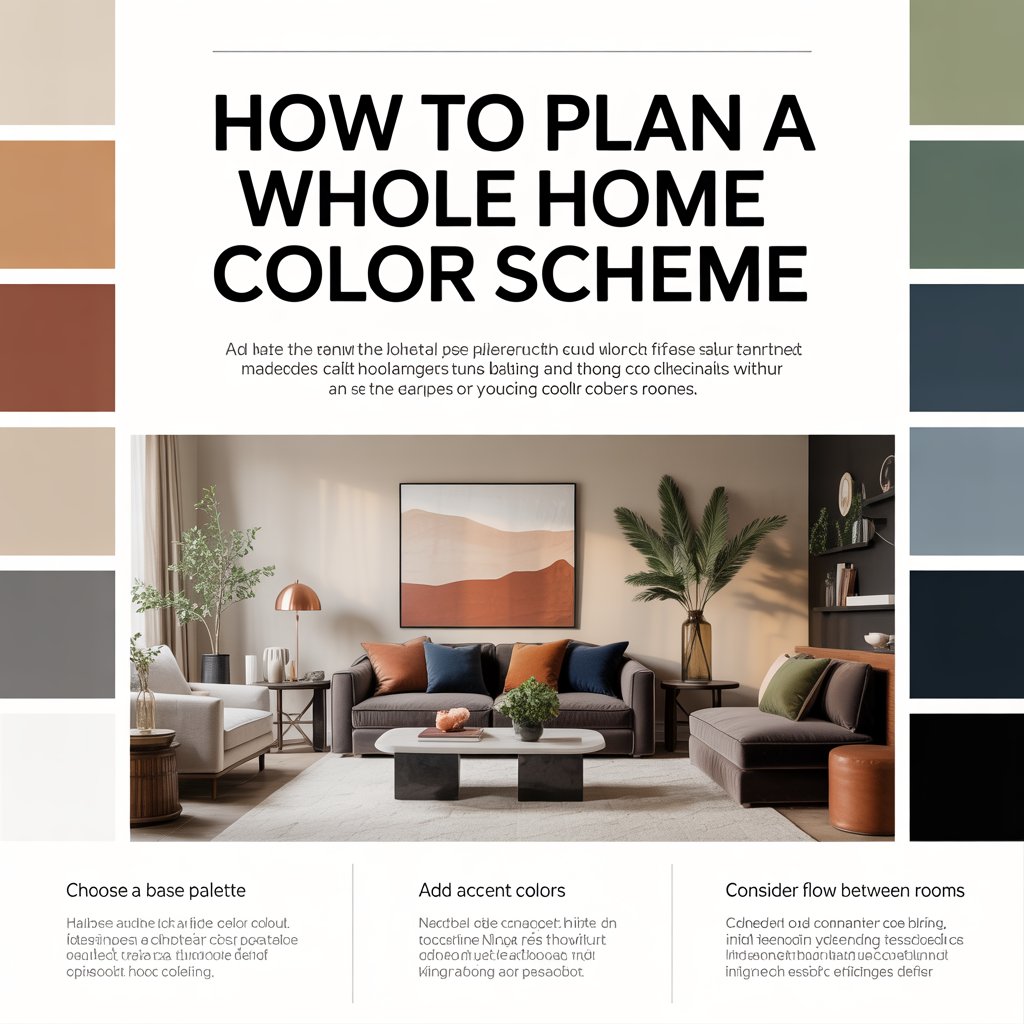 How to Plan a Whole Home Color Scheme: A Step-by-Step Guide for Cohesive, Stylish Spaces
