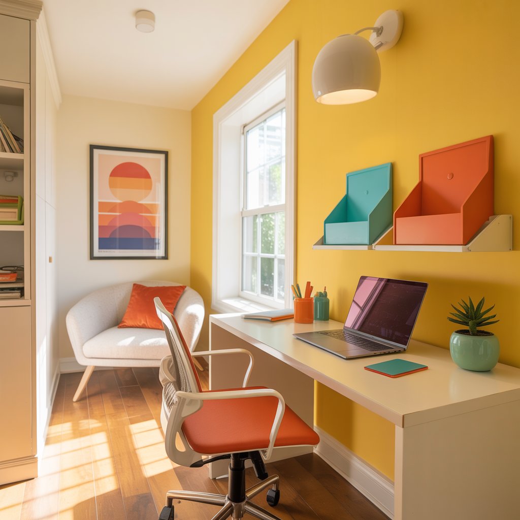How to Use Mood-Boosting Colors in a Small Home Office (Practical Tips & Examples)