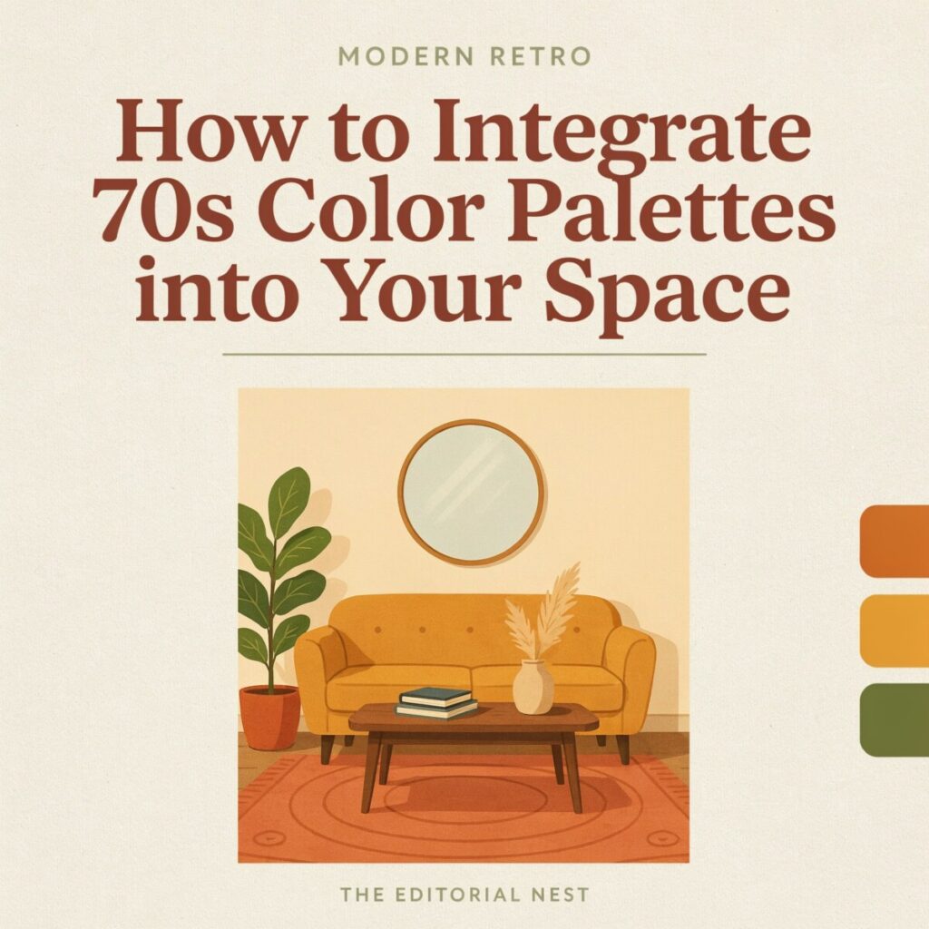 Modern Retro How to Integrate 70s Color Palettes into Your Space