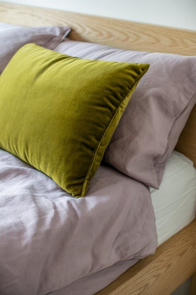 Muted Lavender + Chartreuse