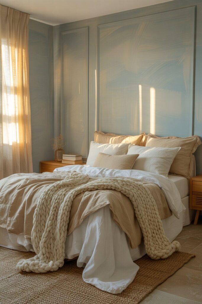 Pale Gray-Blue + Warm Coconut