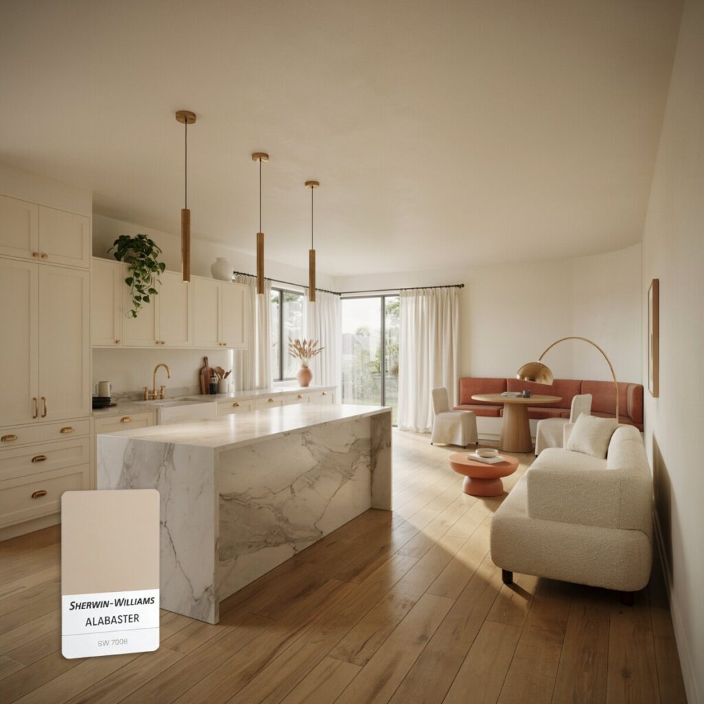 Sherwin-Williams Alabaster (SW 7008)