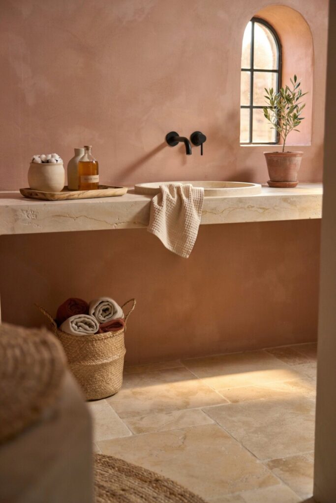 Warm Terracotta — Sunlit, Mediterranean Spa Feel