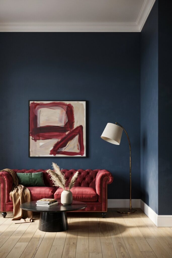 High-Contrast Color Blocking