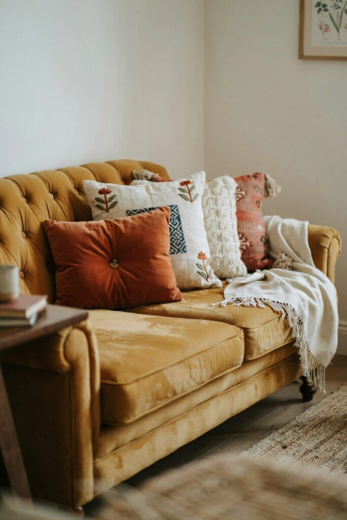 Layered Textiles Rugs, Throws, and Pillows