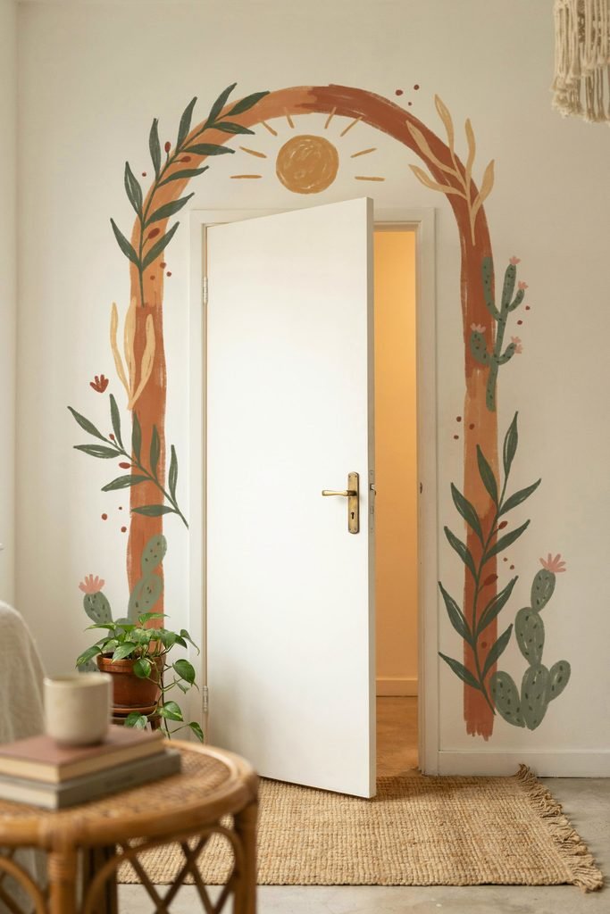 Add a Painted Arch, Geometric Pattern, or Mural Effect