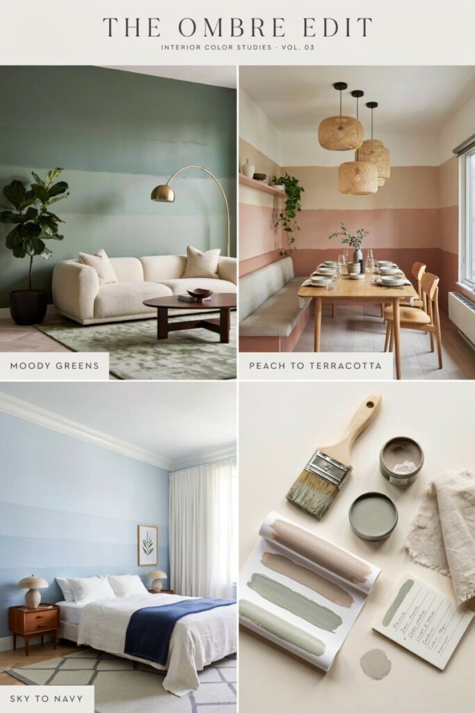Best Color Combinations for an Ombre Wall
