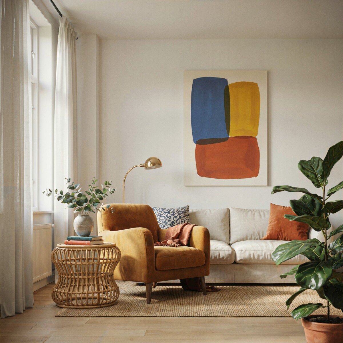 12 Budget-Friendly Ways to Add a Pop of Color to a Rental Apartment