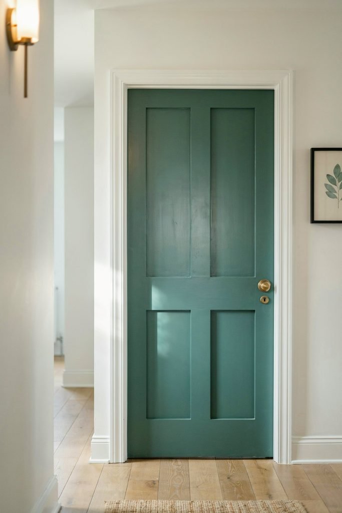 Paint the Door a Bold Accent Color