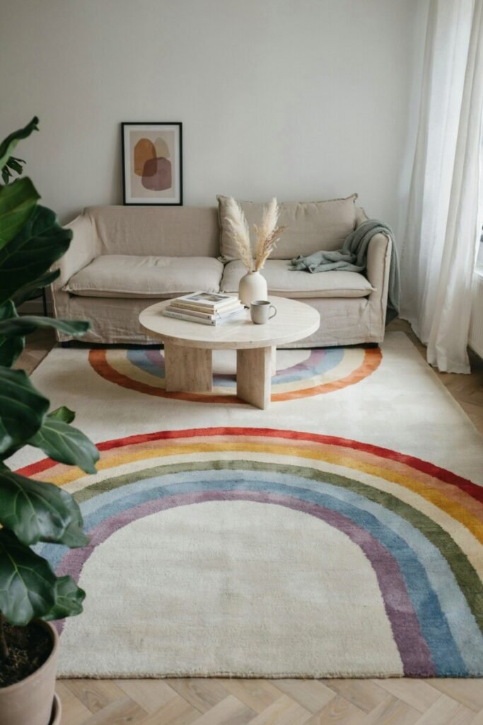 Vibrant Area Rugs to Cover Boring Floors
